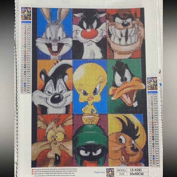 Looney Tunes DIY 5D Full Round Drill Diamond Painting - Picture 2 of 6